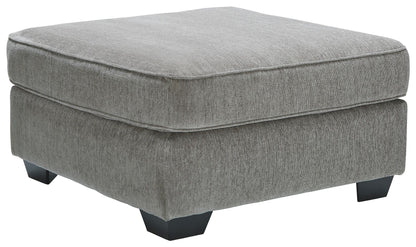 Altari - Oversized Accent Ottoman - Alloy