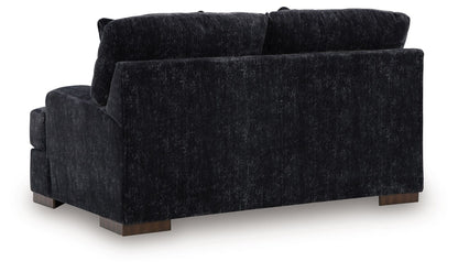 Whitmore Manor - Loveseat - Black Pearl