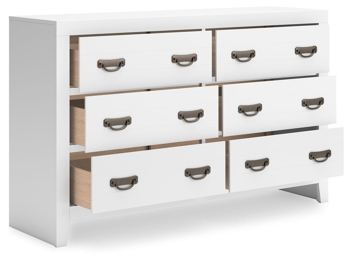 Binterglen - Dresser - White