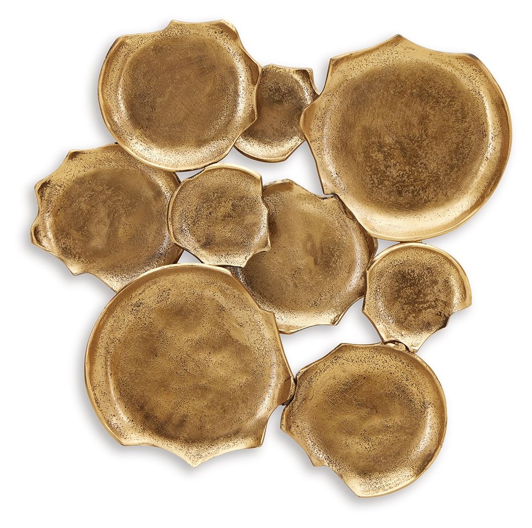 Gageton - Wall Decor - Antique Gold Finish