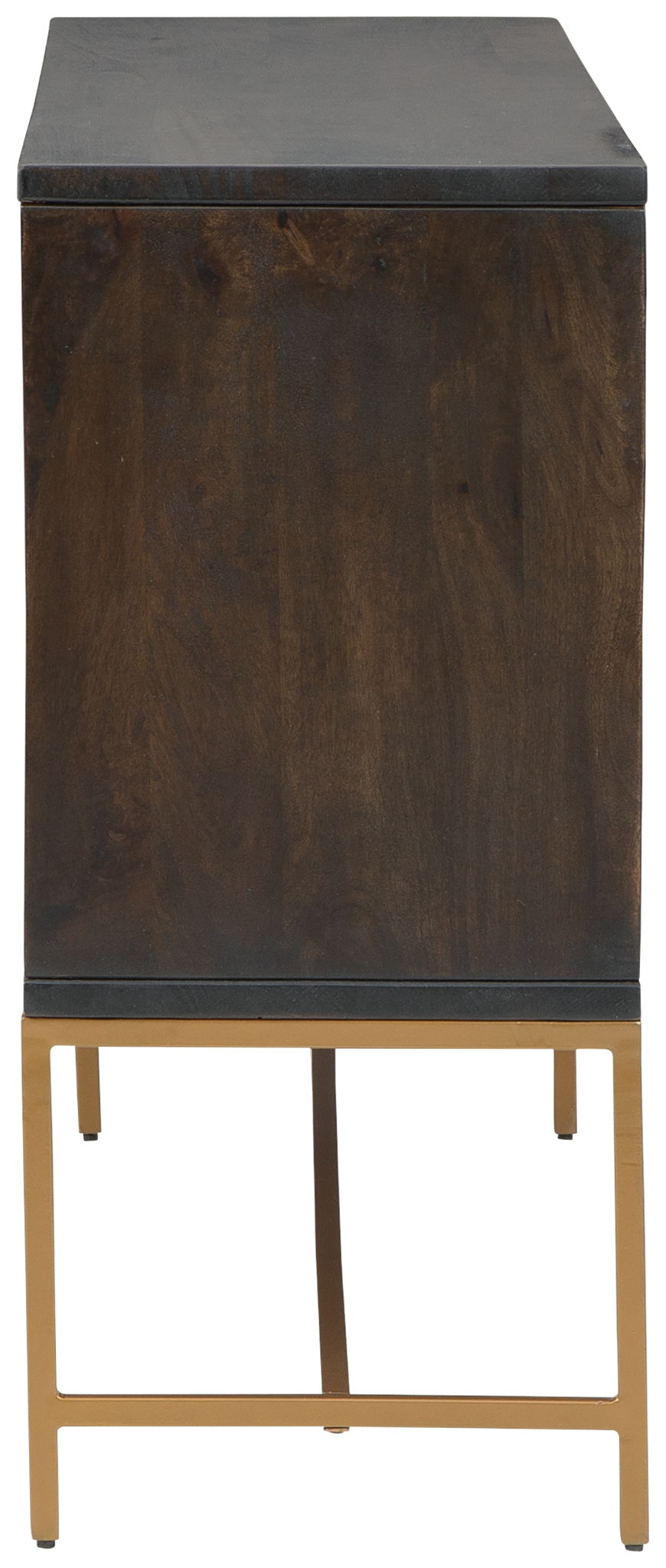 Elinmore - Accent Cabinet - Brown / Gold Finish