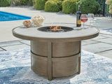 Rainier Ranch - Round Fire Pit Table - Beige