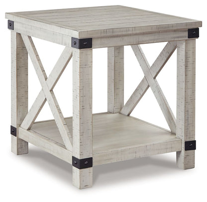 Carynhurst - Rectangular End Table - Whitewash