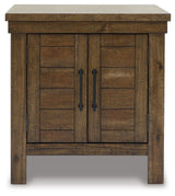 Moriville - Rectangular End Table - Grayish Brown