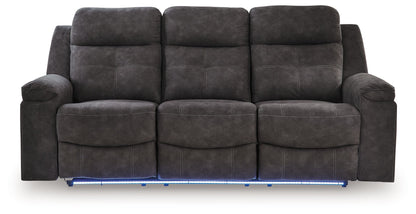 Brysonview - Reclining Sofa - Charcoal