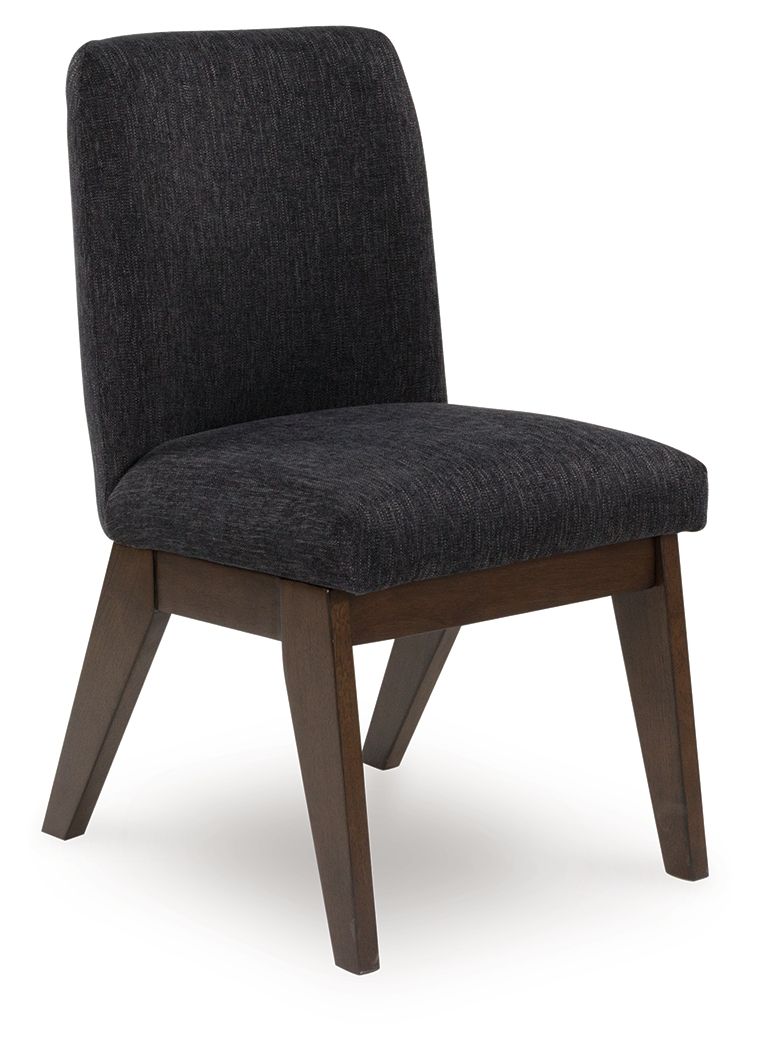 Dilenno - Dining Upholstered Side Chair (Set of 2) - Dark Brown