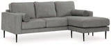 Hazela - 2 Pc. - Sofa Chaise, Loveseat - Charcoal