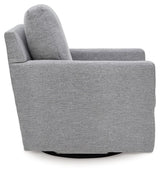 Freybourne Next-Gen Nuvella - Swivel Accent Chair - Pewter