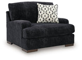 Whitmore Manor - Chair And A Half - Black Pearl