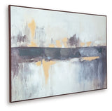 Gatesford - Wall Art - Blue / White / Tan