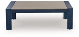 East Beach - Blue - Rectangular Cocktail Table