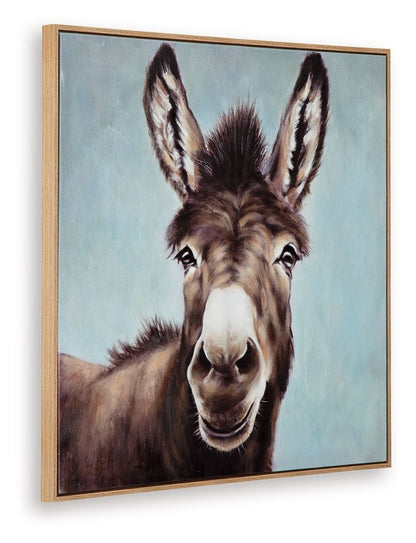 Landerton - Wall Art - Brown / Blue / White
