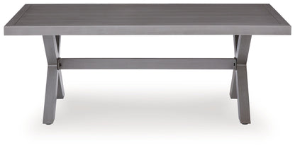 Half Moon Beach - Rectangular Cocktail Table - Gray