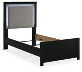 Maeling - Upholstered Panel Bed