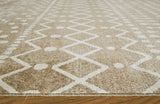 Bunchly - 5' x 7' Rug - Tan / Brown / Cream