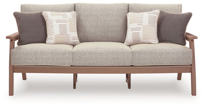 Grover Beach - Sofa With Cushion - Driftwood