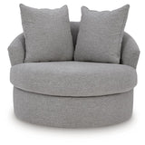 UrbanCrest - Swivel Accent Chair - Pewter
