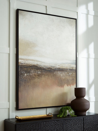 Siaking - Wall Art - Brown / Gray / White