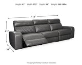 Samperstone - Power Reclining Sectional