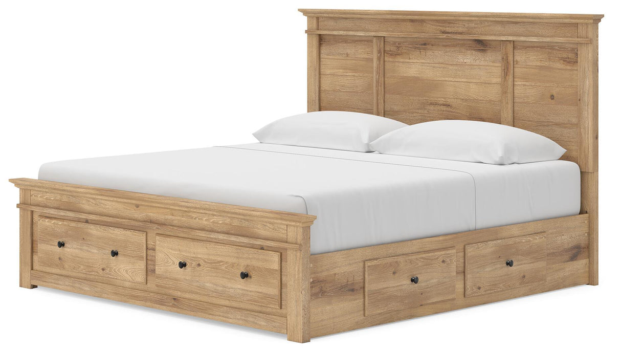 Makidern - Panel Storage Bed