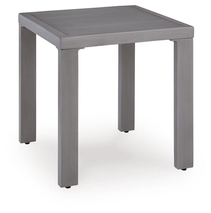Half Moon Beach - Square End Table - Gray