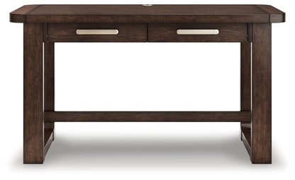 Breckington - Home Office Desk - Dark Brown