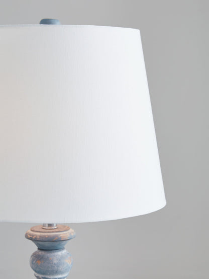 Cylerick - Terracotta Table Lamp - Antique Blue