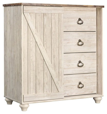Willowton - Dressing Chest - Whitewash
