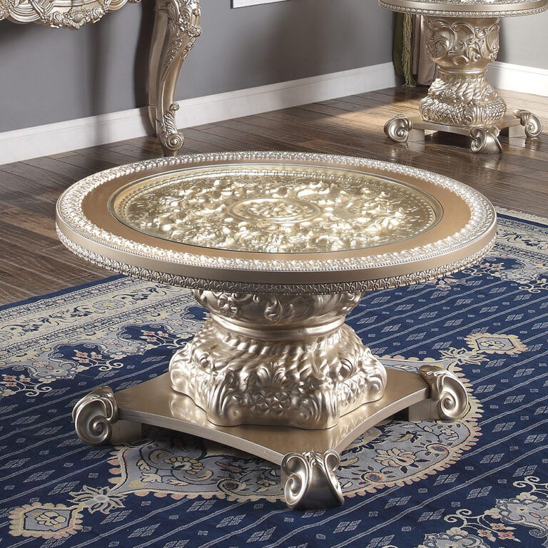 HD-328 - Coffee Table - Champagne / Gold Highlights