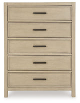 Calmoro - Five Drawer Chest - Gray