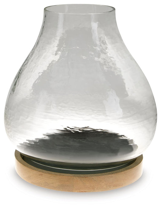 Adalisen - Candle Holder - Clear / Brown