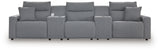 Modmax II - Reclining Sectional - Salt And Pepper
