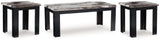 Jazmore - Occasional Table Set (Set of 3) - Dark Brown