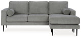 Hazela - 2 Pc. - Sofa Chaise, Loveseat - Charcoal
