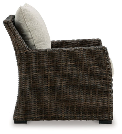 Brook Ranch - Lounge Chair With Cushion - Brown