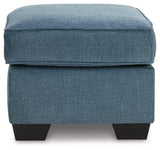 Cashton - Ottoman - Blue