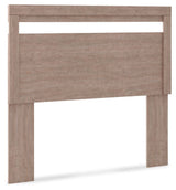 Flannia - Full Panel Headboard - Gray