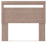 Flannia - Full Panel Headboard - Gray