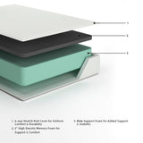 Chime 12 Inch Memory Foam - Memory Foam Mattress