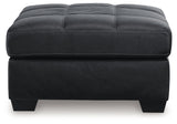 Barlin Mills - Oversized Accent Ottoman - Carbon