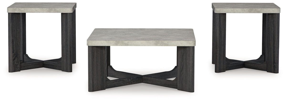 Sharstorm - Occasional Table Set (Set of 3) - Two-tone Gray