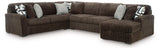 Midnight-Madness - Sectional - Chocolate