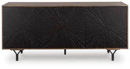 Lavinmont - Accent Cabinet - Multi Brown