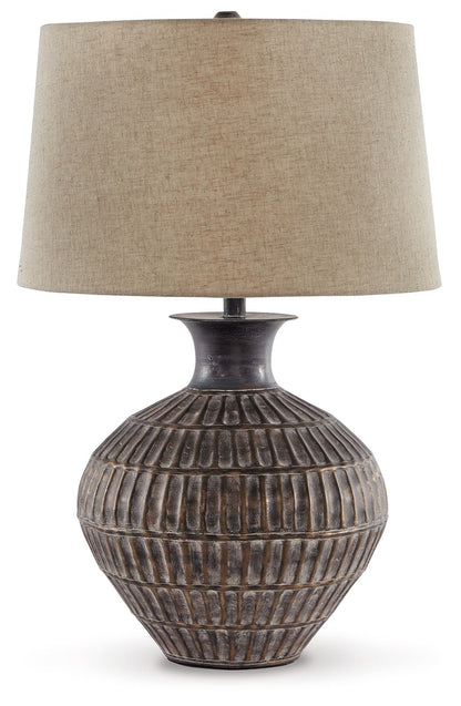 Magan - Metal Table Lamp  - Antique Bronze Finish