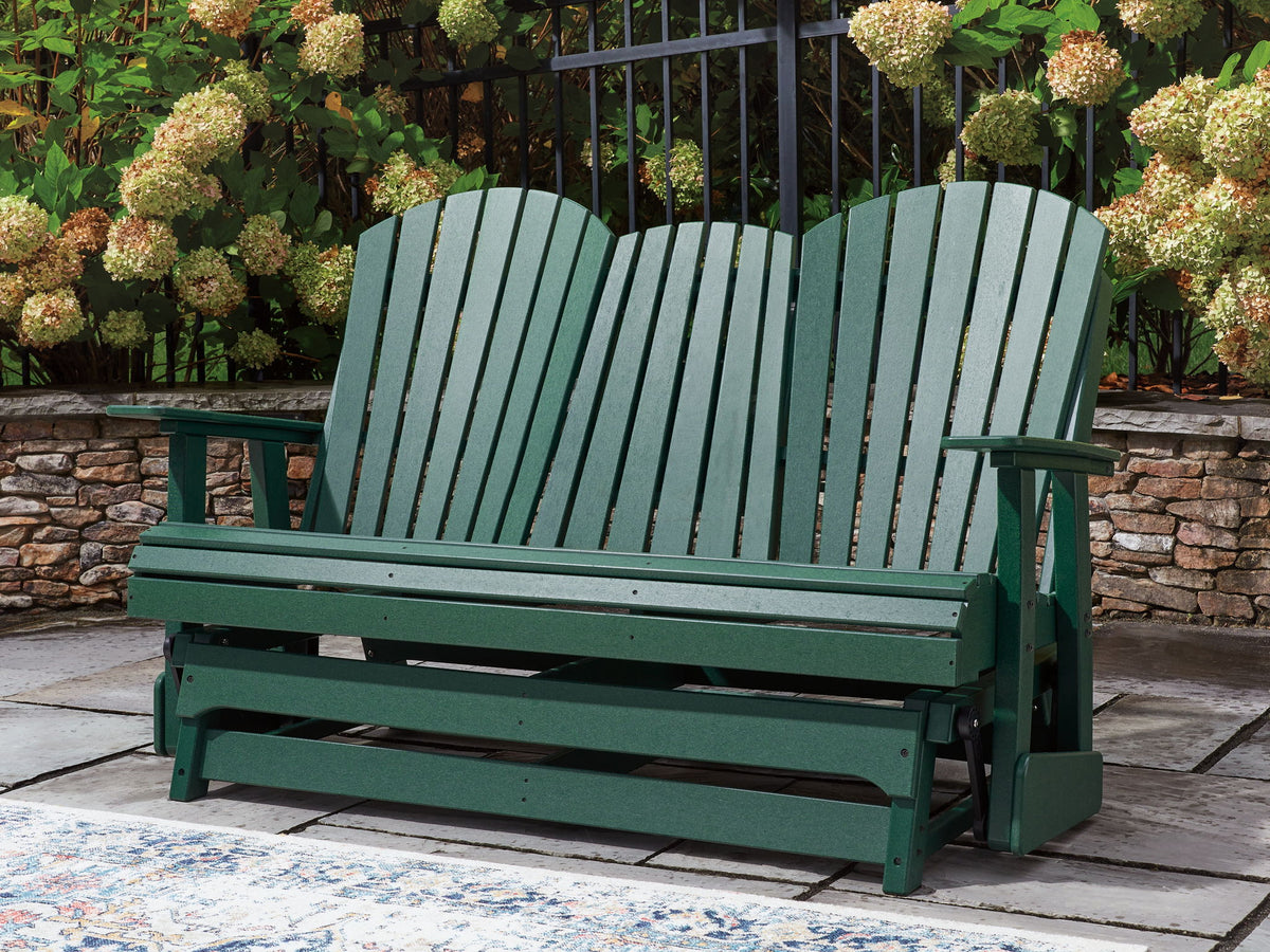 Shell Beach - Loveseat Glider - Green