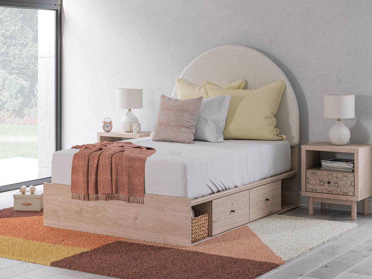 Arloster - Upholstered Panel Bed