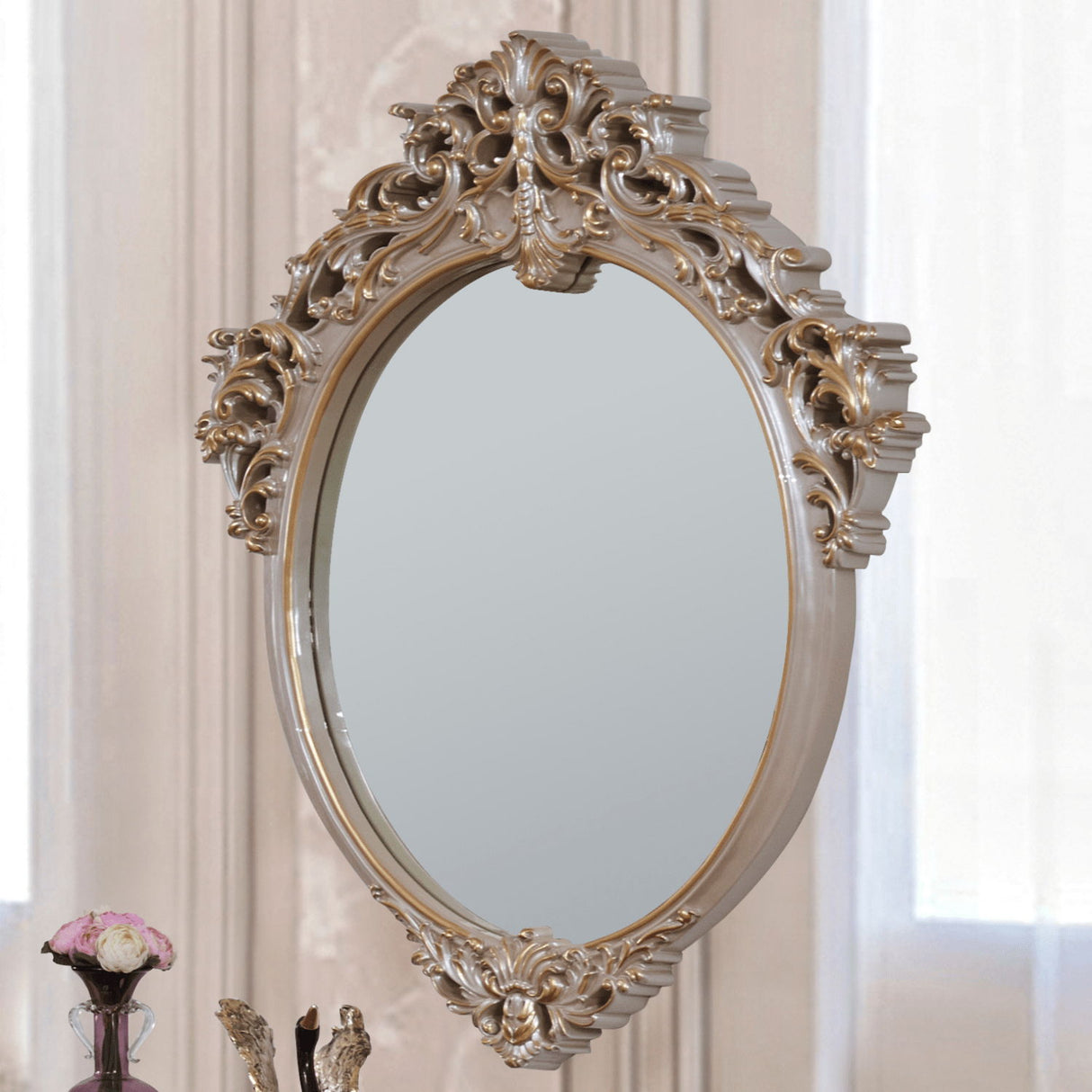 HD-9021 - Mirror - Gold / Cherry / Pearl