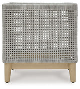 Seton Creek - Square End Table - Gray