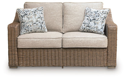 Laguna Heights - Loveseat With Cushion - Beige