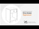 Paxberry - One Drawer Night Stand - Whitewash